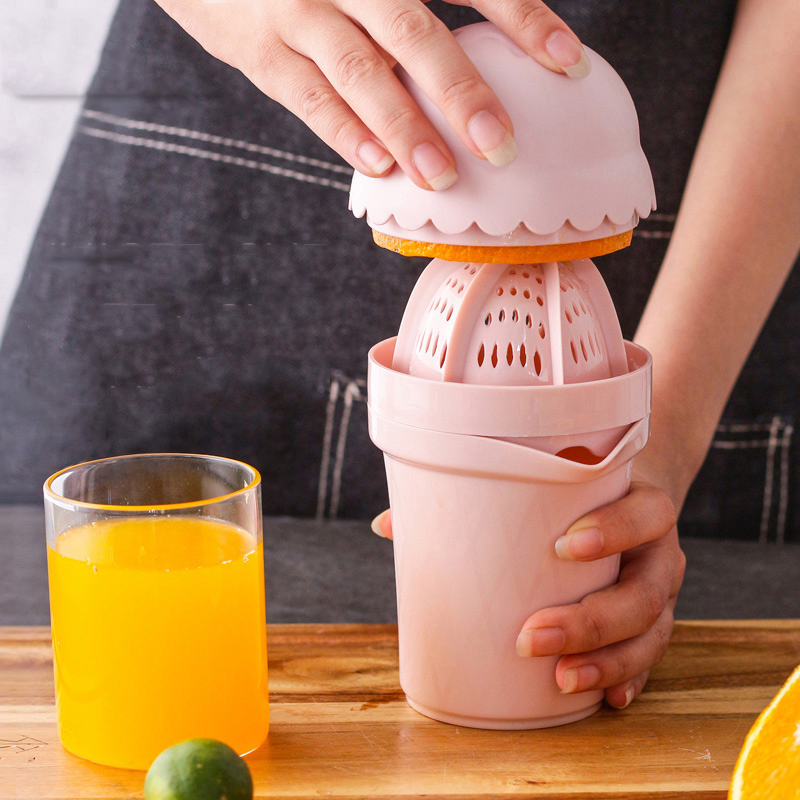 1Pc Hand Press Fruit Lemon Orange Citrus Squezzer Juicer Cup Manual Juicer Maker Protable Kitchen Gadget Easy Juice
