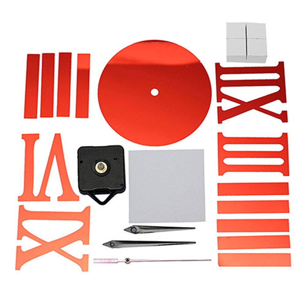 DIY 3D Analog Wall Hanging Clock Sticker Living Room Office Decal Decoration Decorative For Home Office Decor