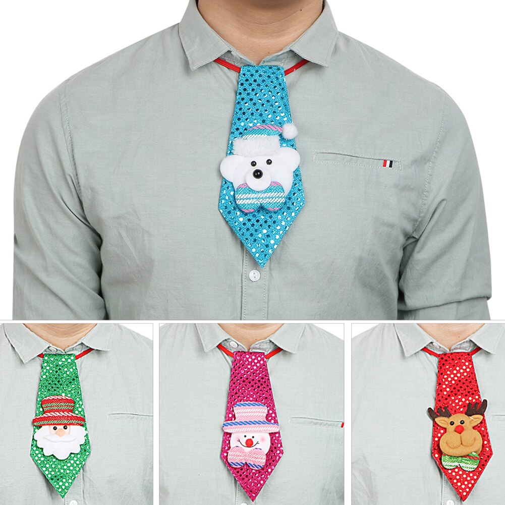 Kerst stropdas kerstman bruiloft feest verstelbare kinder stropdas stropdas kleding
