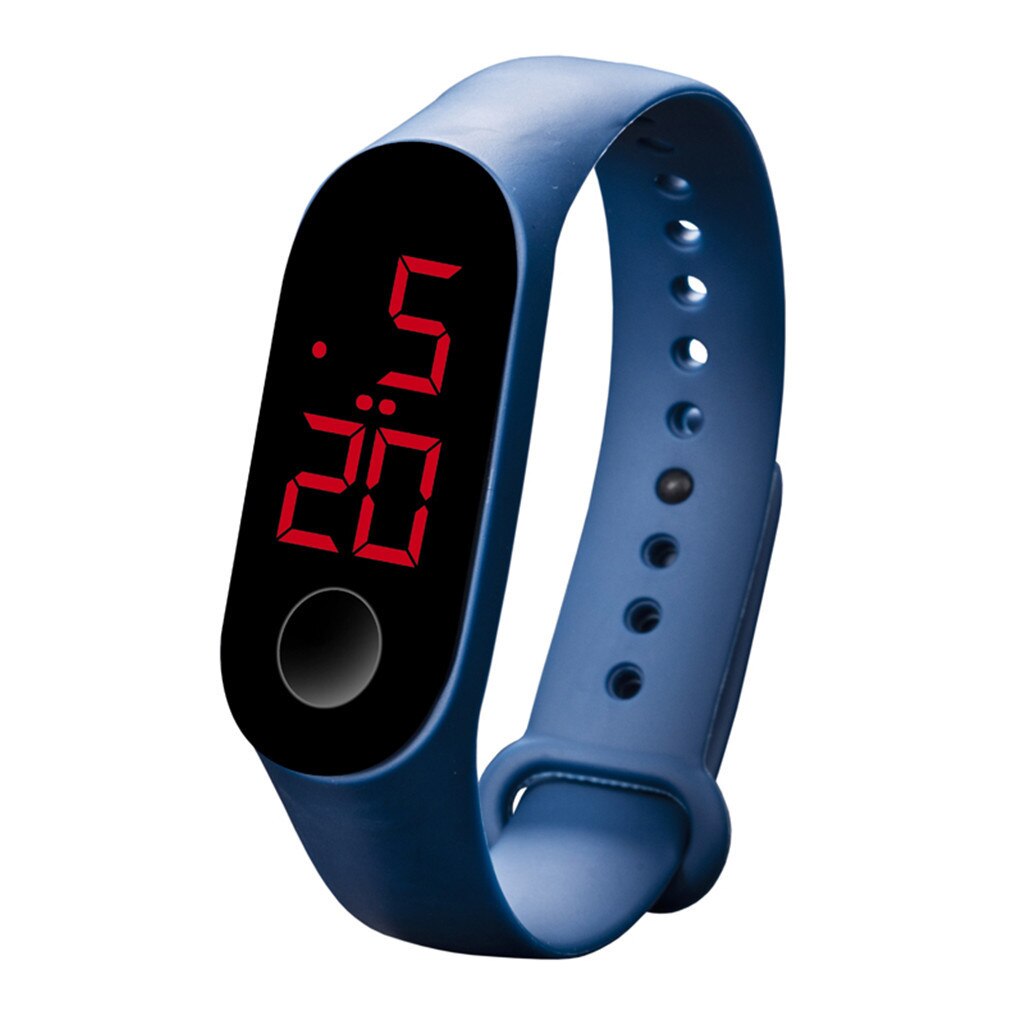 Reloj digital para mujer, reloj electrónico para mujer, con anillo colgante, LED, deportivo, inteligente: Bronce