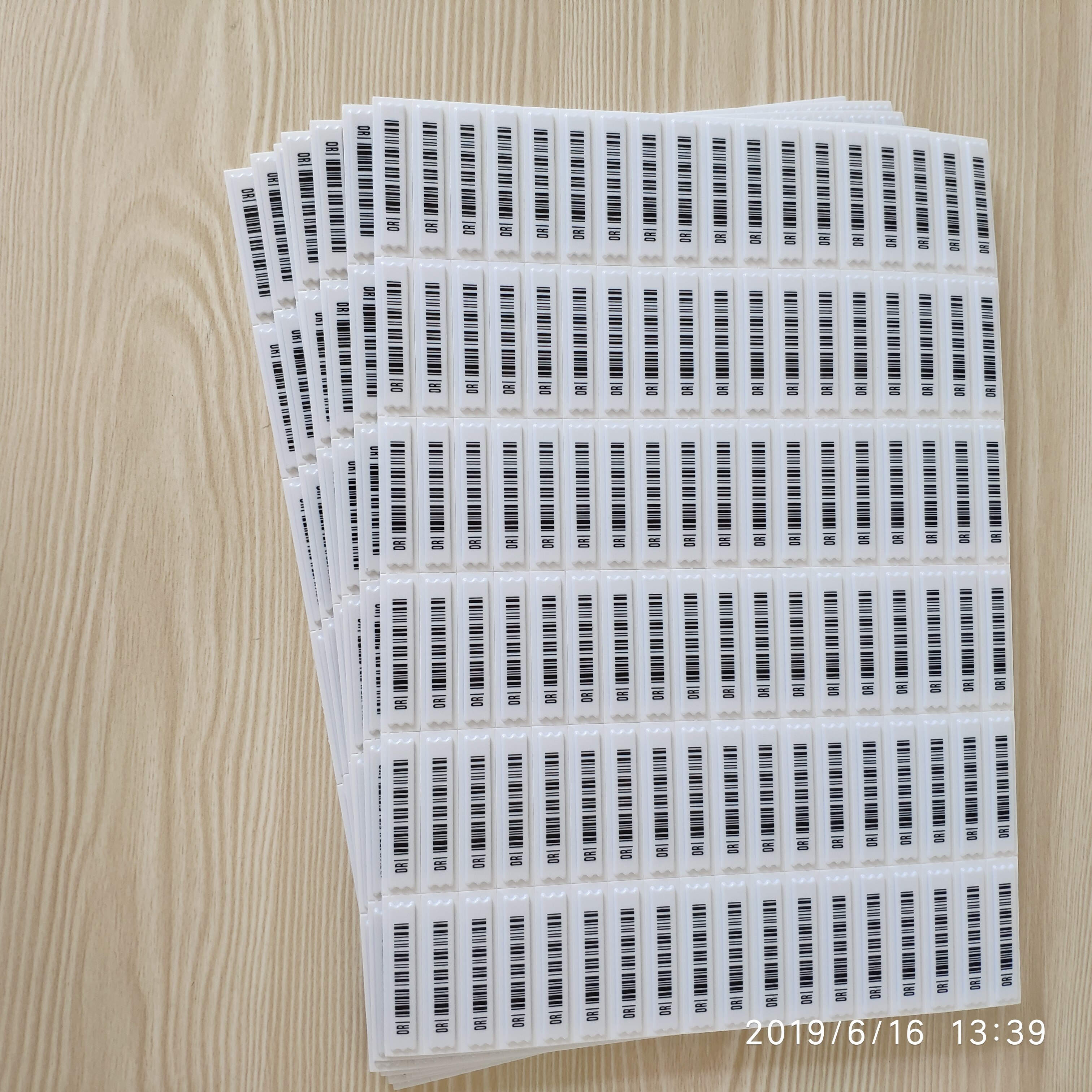 Houze, naklejka antykradzieżowa, miękka etykieta EAS, miękka etykieta dr, rano 58KHZ, 108 sztuk/partia