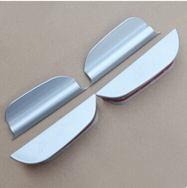 Accesorios de decoración interior para puerta frontal del coche, accesorios de ajuste para Ford Kuga Escape: Plata