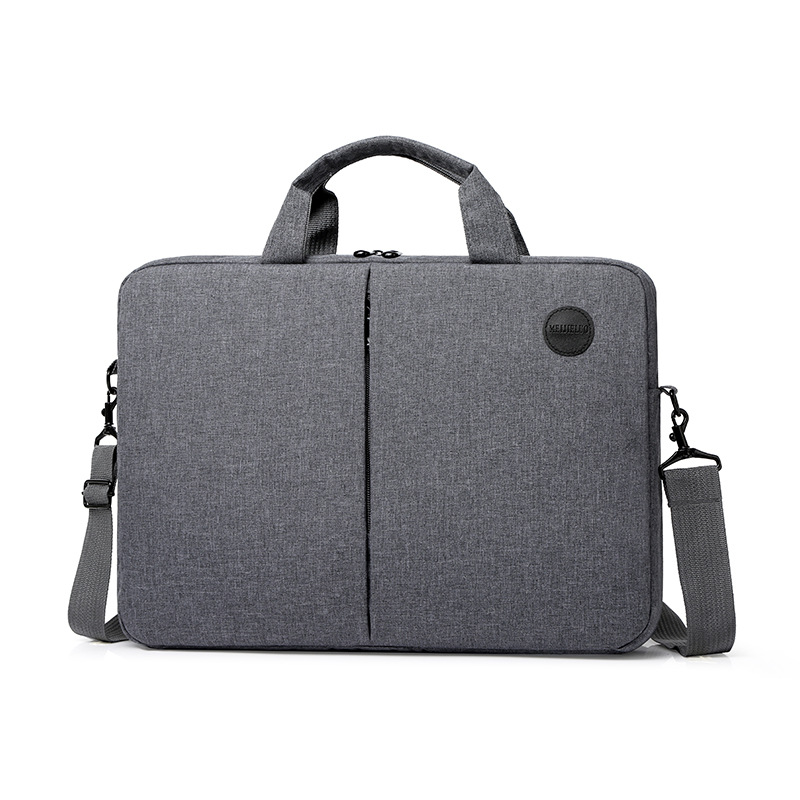 Laptop tasker til mænd kontortaske messenger taske nylon computer taske mærke vandtæt rejse bandolera hombre: Grå
