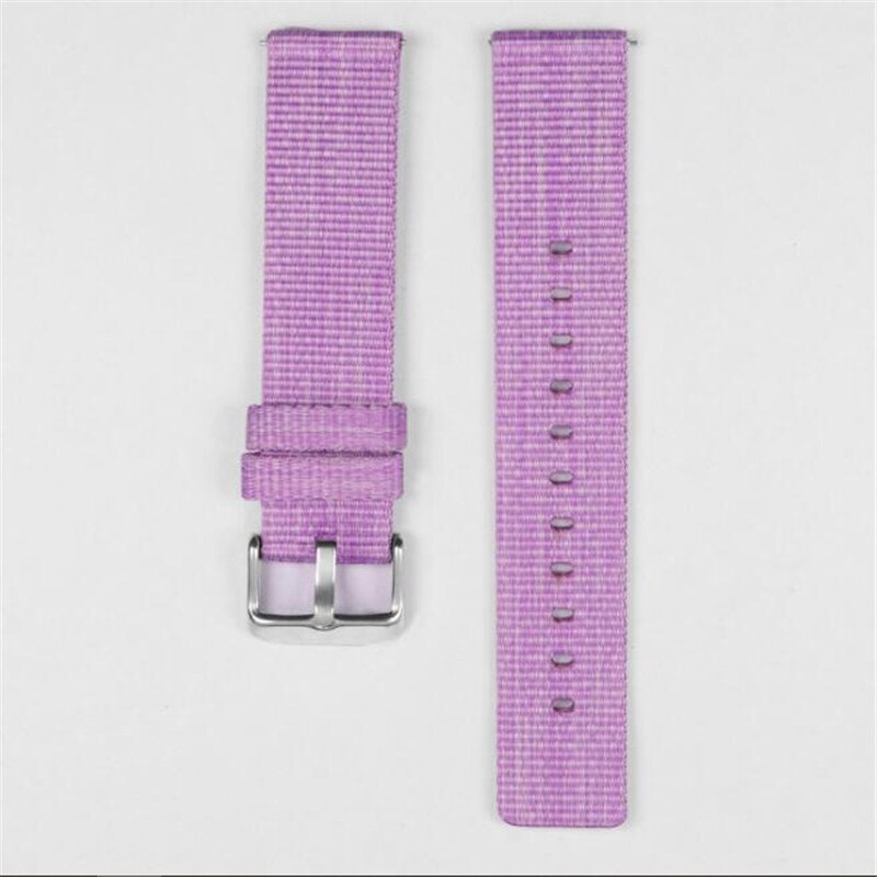 Pulseira de pulseira de lona de luxo para xiaomi huami amazfit gts relógio inteligente banda pulseira esporte substituição para largura 20mm: F