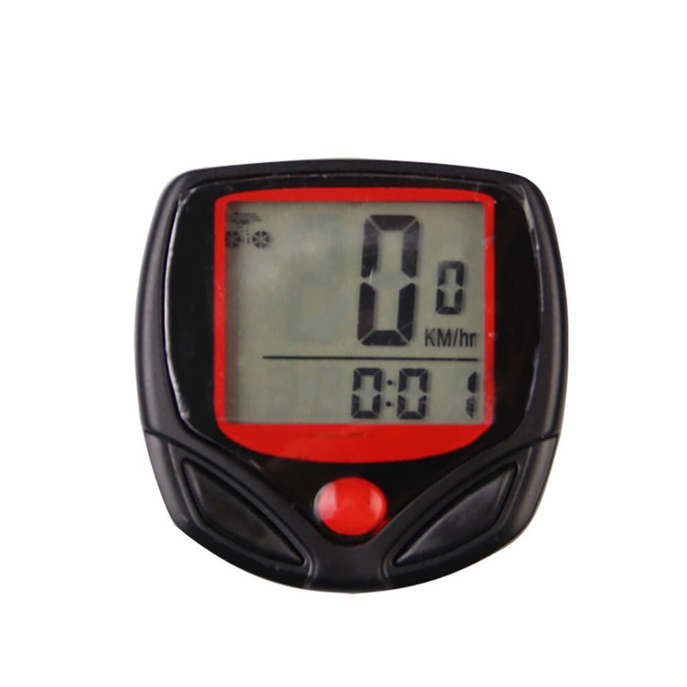 Fiets Waterdichte Bedrade Multi-Functionele Mtb Bike Fietsen Kilometerteller Stopwatch Snelheidsmeter Horloge Led Digitale Rate #30: Default Title