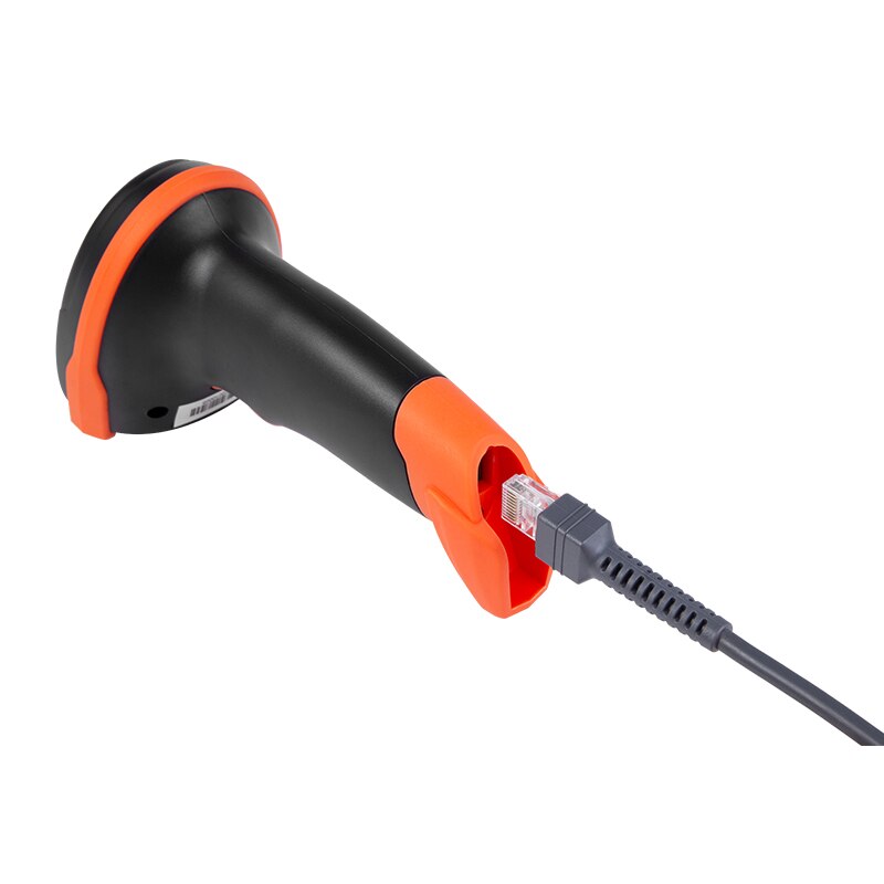HSTEM Barcode Scanner T8D/T8L Handheld Wired 1D 2D QR Bar Code Reader With USB and RS232 Interface For Serial Connection