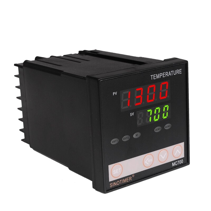 K Thermocouple PT100 Universal Input Digital PID Temperature Controller Regulator Relay Output for Heating or Cooling with Alarm: MC700