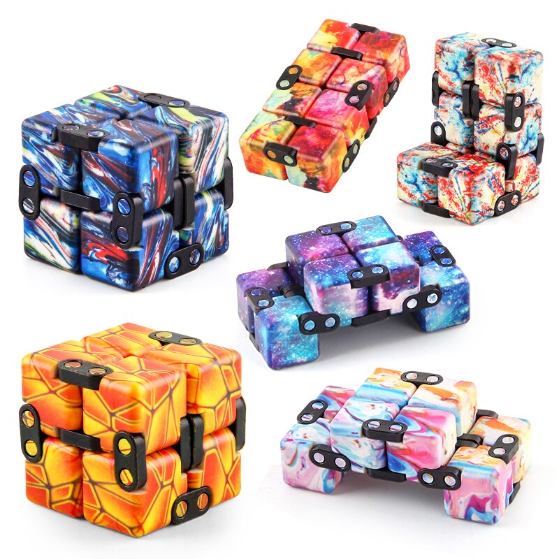 Autismus Anti Stress Relief Kreative Unendliche Magie Cube Büro Flip Cubic Puzzle Sensorischen Stress Relief Kühle Gadget Zappeln Spielzeug