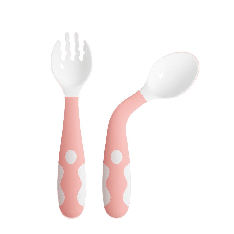 2Pcs Baby Bendable Spoon Fork Toddler Infant Learn... – Grandado
