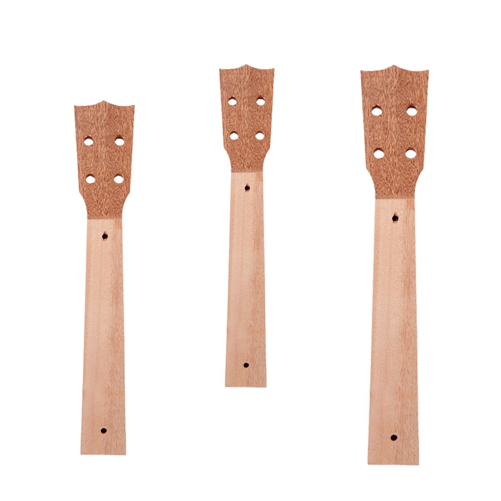 Sapele wood 21/23/26 " ukulele mini guitar ufærdige hals gør-det-selv dele