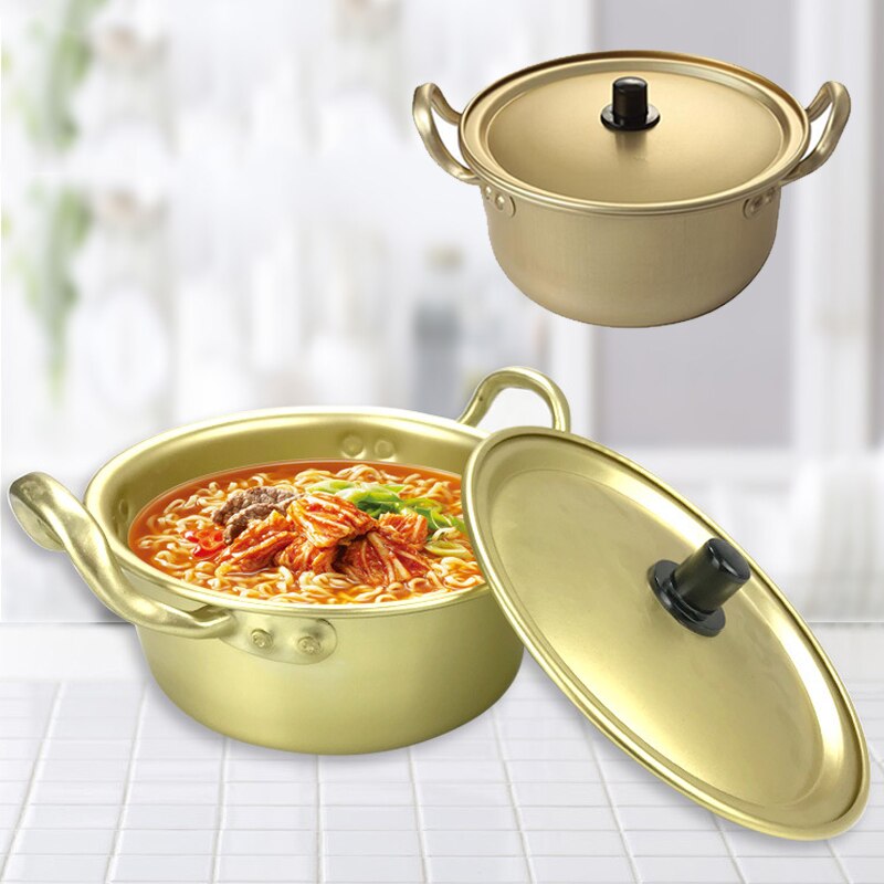 Fideos de Ramen pote de aluminio cocina utensilios de cocina rápida DIY olla cocina accesorios de utensilios para cocina casa cocina Durable