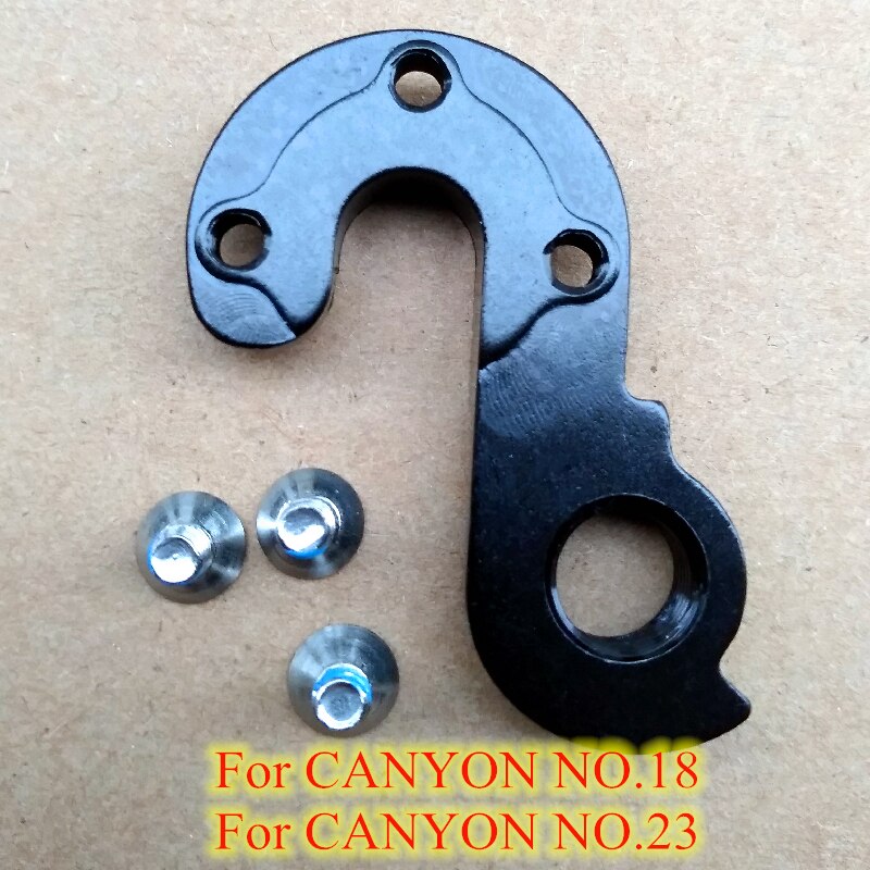 1pc bicicleta patilla de cambio trasera CANYON No.18 No.23 Aeroad SRAM R32 Endurace CF Inflite AL cañón final AL MECH de deserción escolar
