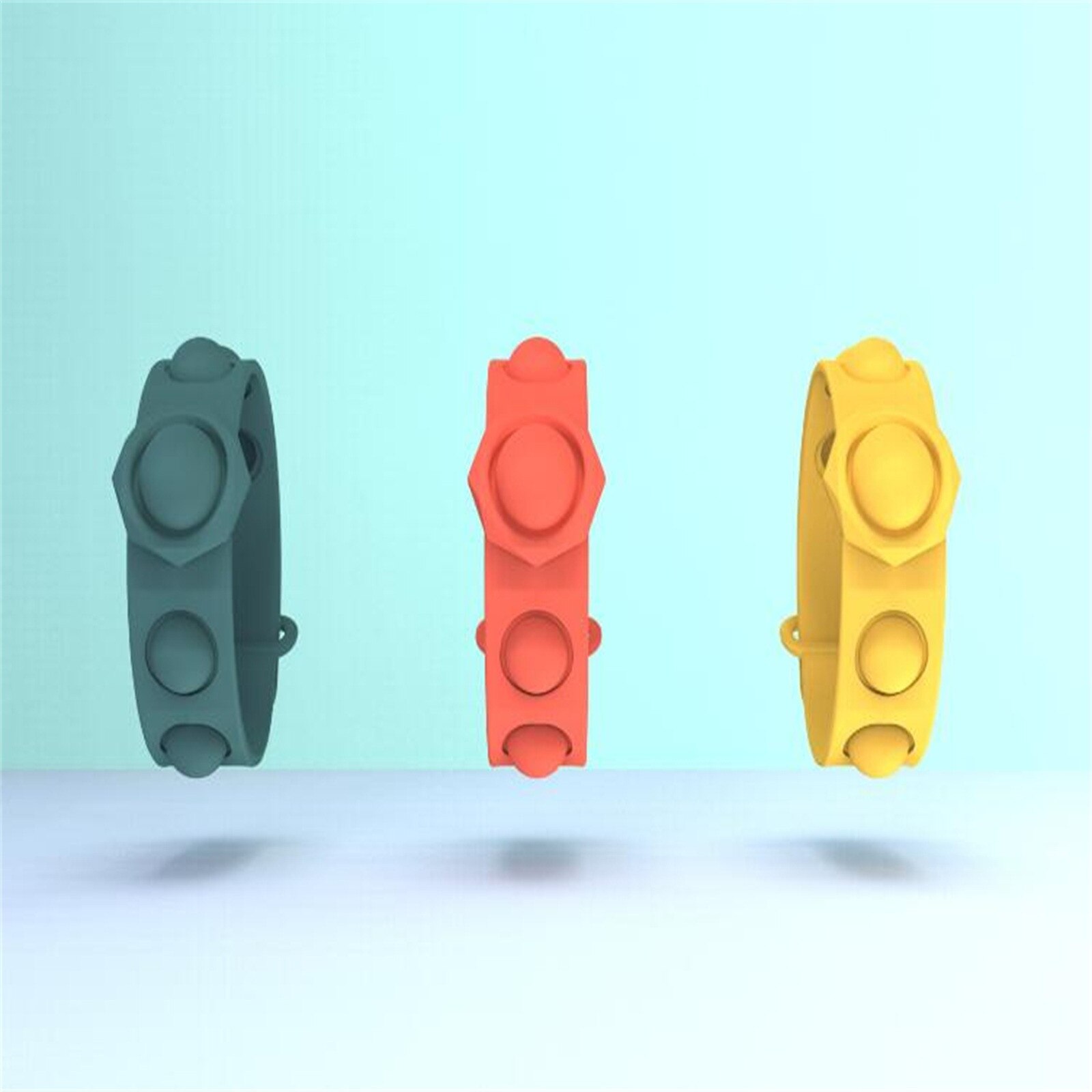 Simple Dimple Fidget Toys wristband Push Bubble Fidget Sensory Toy Autism Special Needs Stress Reliever Antistress Fidget Toys