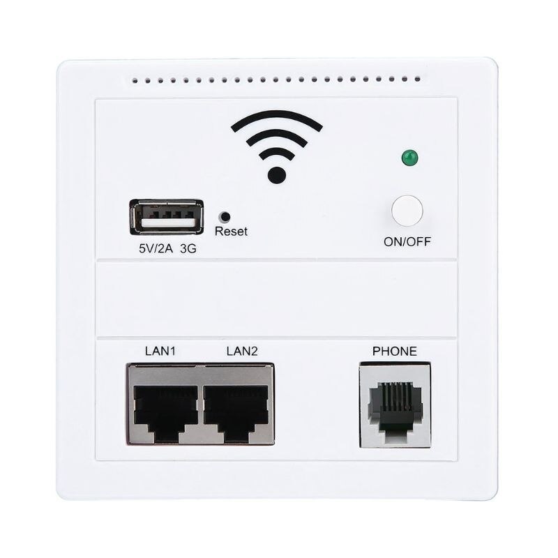 86 Type In-Wall Ap Repeater Wifi Stopcontact Router Punt Draadloze Muur Ap RJ45 Poe Wifi Extender usb Opladen