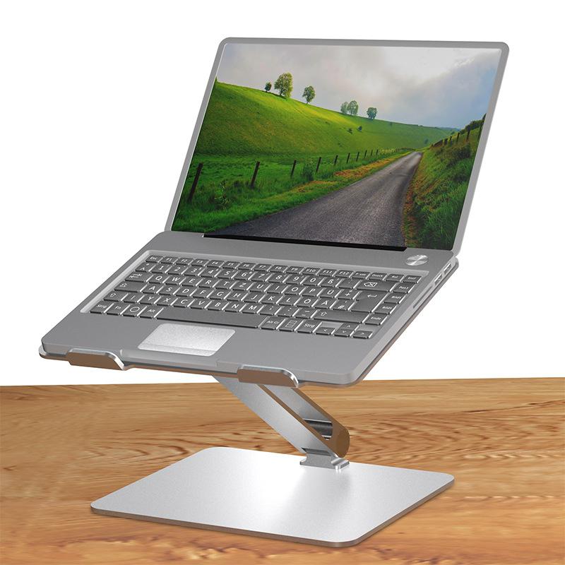 Laptop Stand Aluminium Draagbare Opvouwbare Tablet Desktop Stand multifunctionele Base Cooling Helper Nekwervel Protector