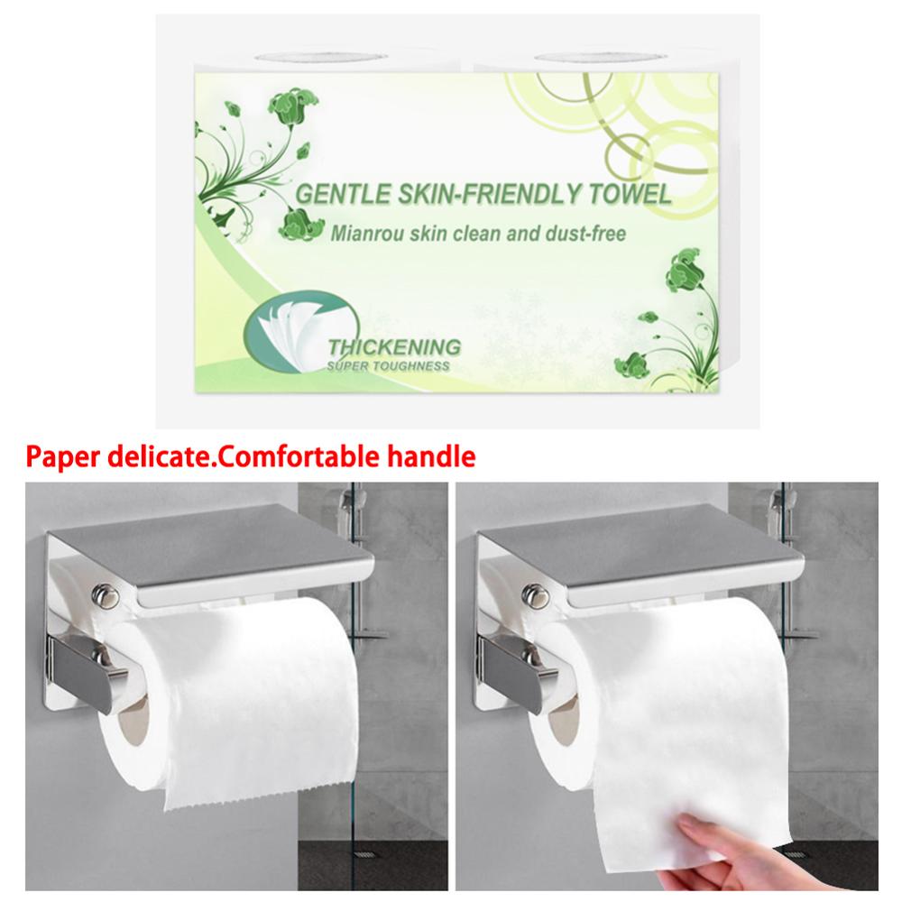 10*6.5 Cm 2/4 Roll Toiletpapier Thuis Bad Toilet Roll Paper Zachte Wc Huidvriendelijke papier Geschikt Voor Vele Tissue Houder