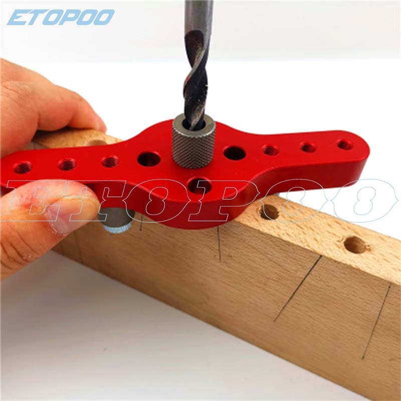Woodworking Pocket Hole Jig 6/8/10mm Self-centering Vertical Doweling Jig Drill Guide for Locator Hole Puncher Carpentry Tools