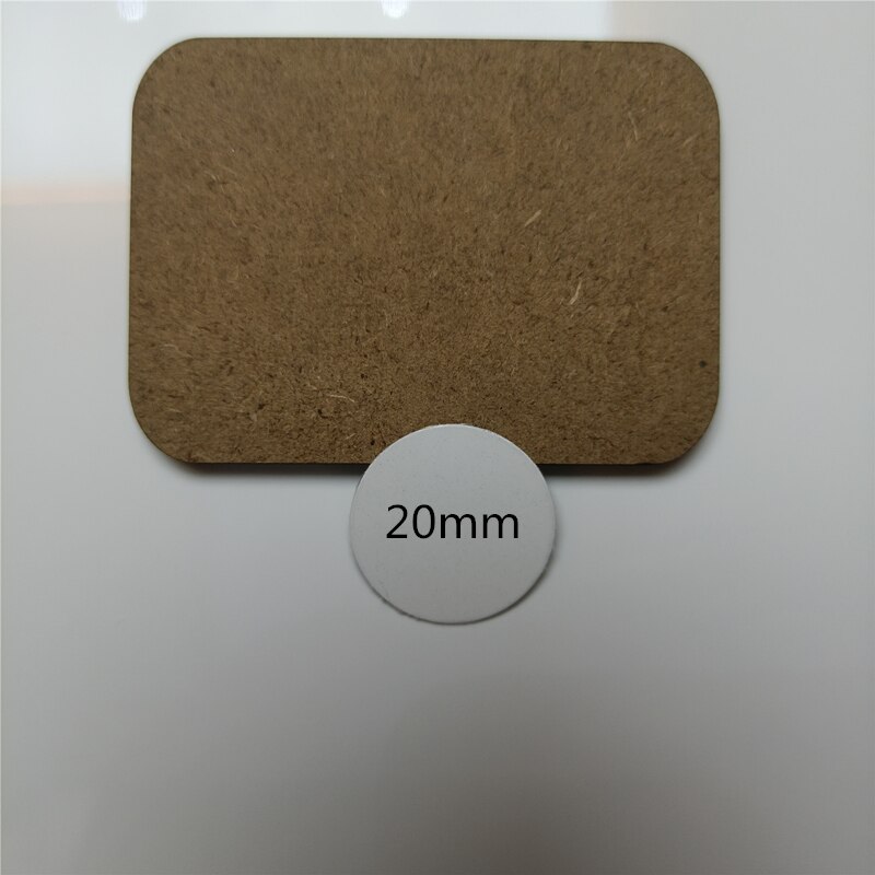 50pcs/lot Blank Sublimable Round Aluminum Patch 16mm 18mm 20mm 25mm 30mm 38mm Diameter 1.6cm 1.8cm 2cm 2.5cm 3cm 3.8cm: 20mm