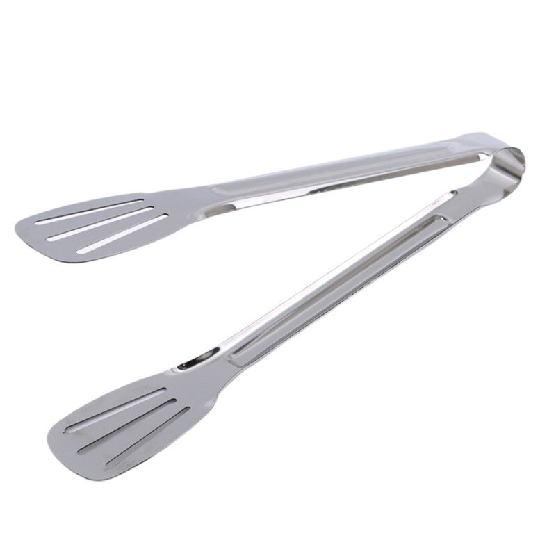 Stainless Steel BBQ Grilling Tongs Salad Bread Serving Tong Kitchen Barbecue Grilling Cooking Tong Kitchen Utensils Accessories: 798482