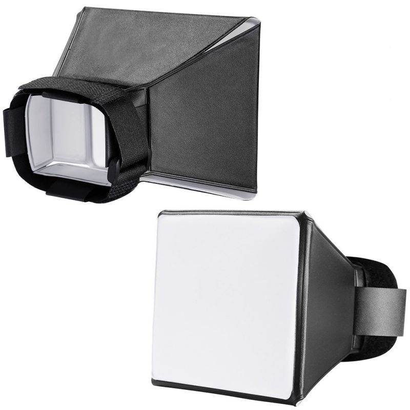 Flash Diffuser Softbox Indoor Outdoor Fotografie Kit Camera Foto Zacht Licht Doos Universele Externe Flash Diffuser