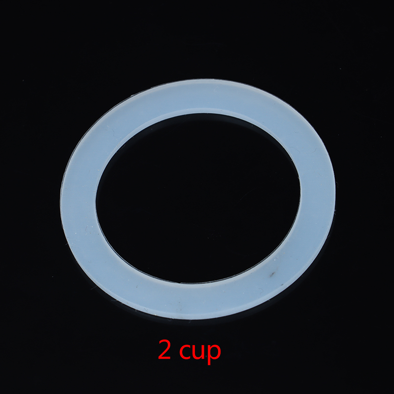 1 Stuk Koffie Rubber Ring Bialetti Pakking Flexibele Wasmachine Pakking Vervanging Voor Kopjes Moka Pot Espresso Koffiezetapparaten Deel: Light Grey