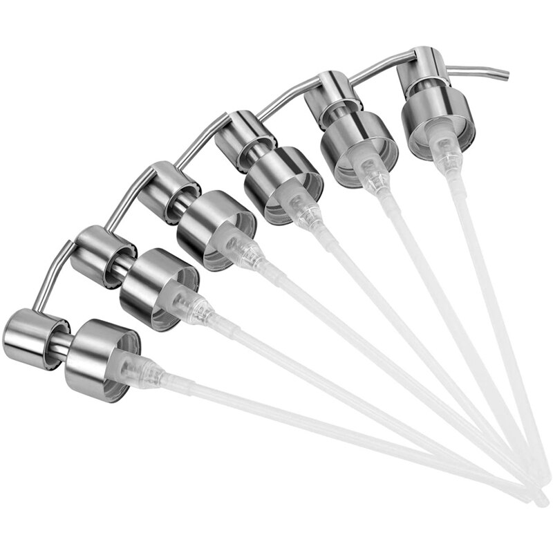 Zeepdispenser Pomp Vervanging-304 Rvs Zeep En Lotion Dispenser Pomp Voor Regelmatige 28/400 Hals Flessen