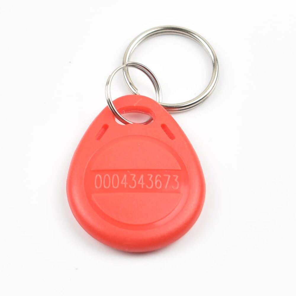 100 kpl rfid-tunniste avaimenperä avaimenperä avaimenperä rengastunnus 125 khz läheisyys id-korttisiru  em4100 tk4100 kulunvalvontaan