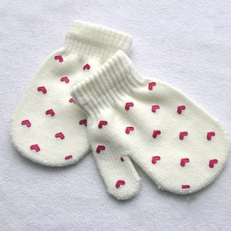 Cartoon Kids Mittens Winter Warm Zachte Kids Baby Meisjes Jongens Handschoenen Gebreide Kinderen Peuter Mitten Kerst Meisje Accesoires