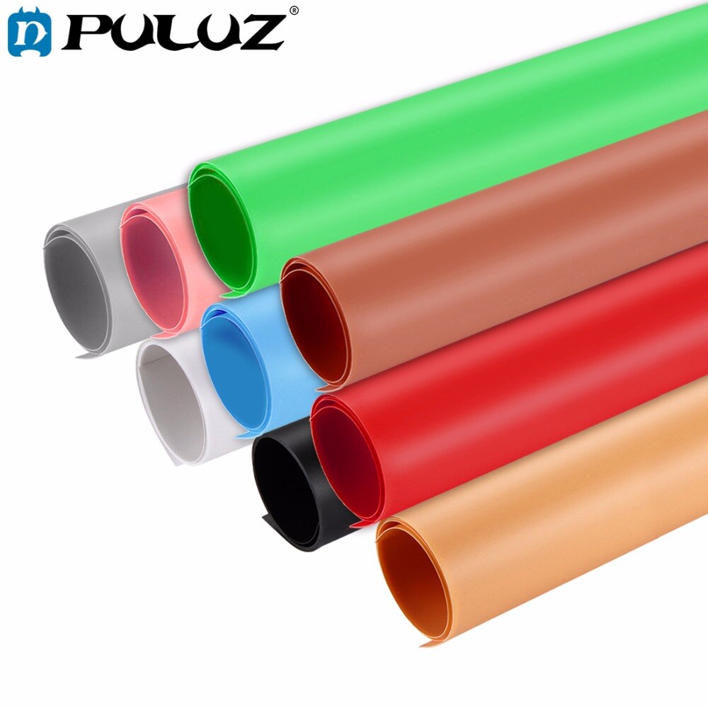 PULUZ Photography background Screen 28.9*14.7"Solid color Backdrop Background PVC Paper Board for Photo Lighting Studio Tent Box