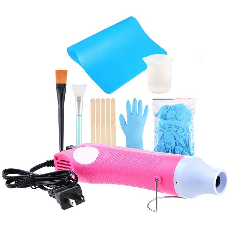 20Pcs Bubble Buster Tool for Making Epoxy Glitter Tumblers Remover Tool with Brushes Measuring Cup Mixing Sticks and Gloves for