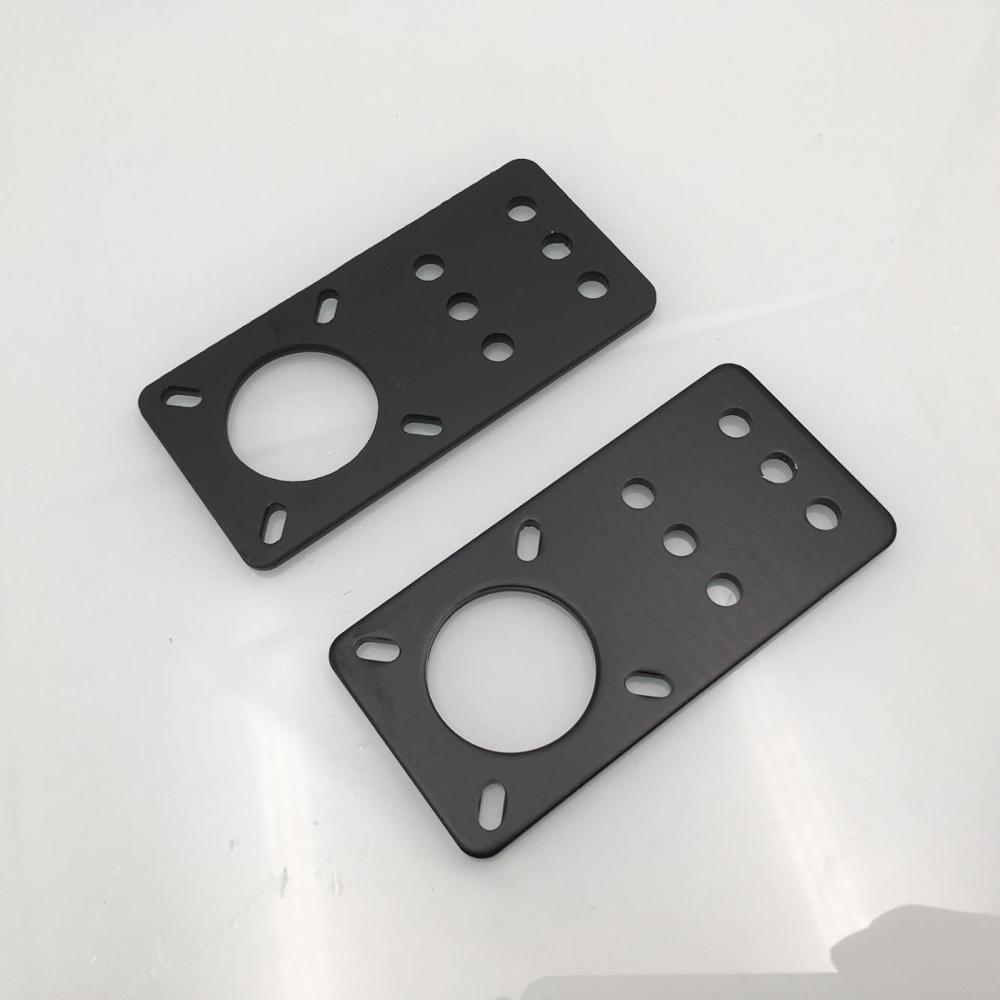 1 Uds de aluminio anodizado de montaje de Motor placa NEMA 17 Motor paso a paso para Reprap 3D impresora openbuilds crea piezas