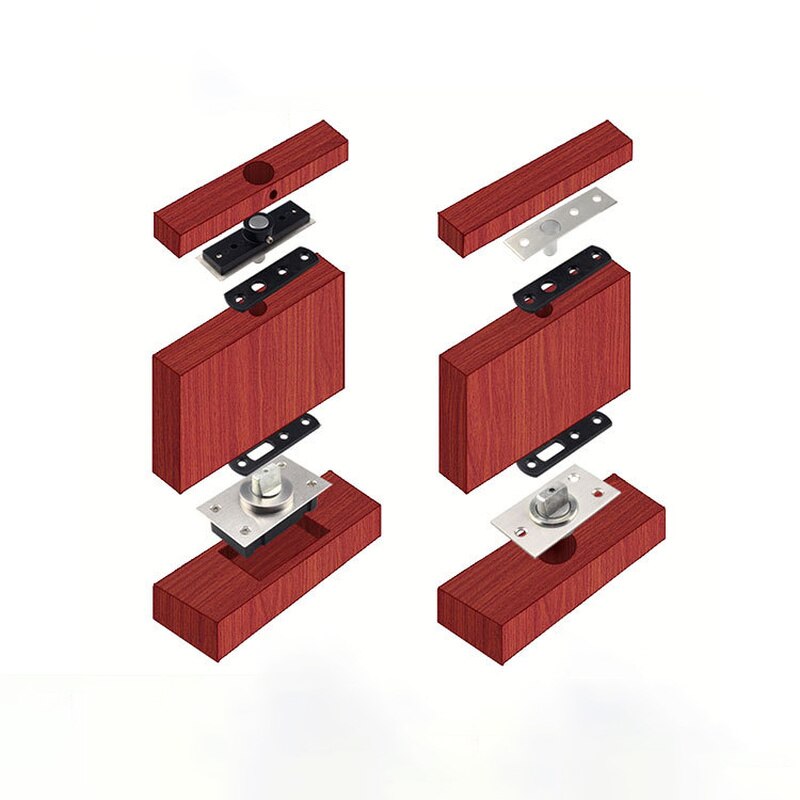 360 Degree Revolving Door Hinge Degrees Positioning Hidden Floor Pivot Hinges For Furniture Hardware Hinges for heavy duty doors