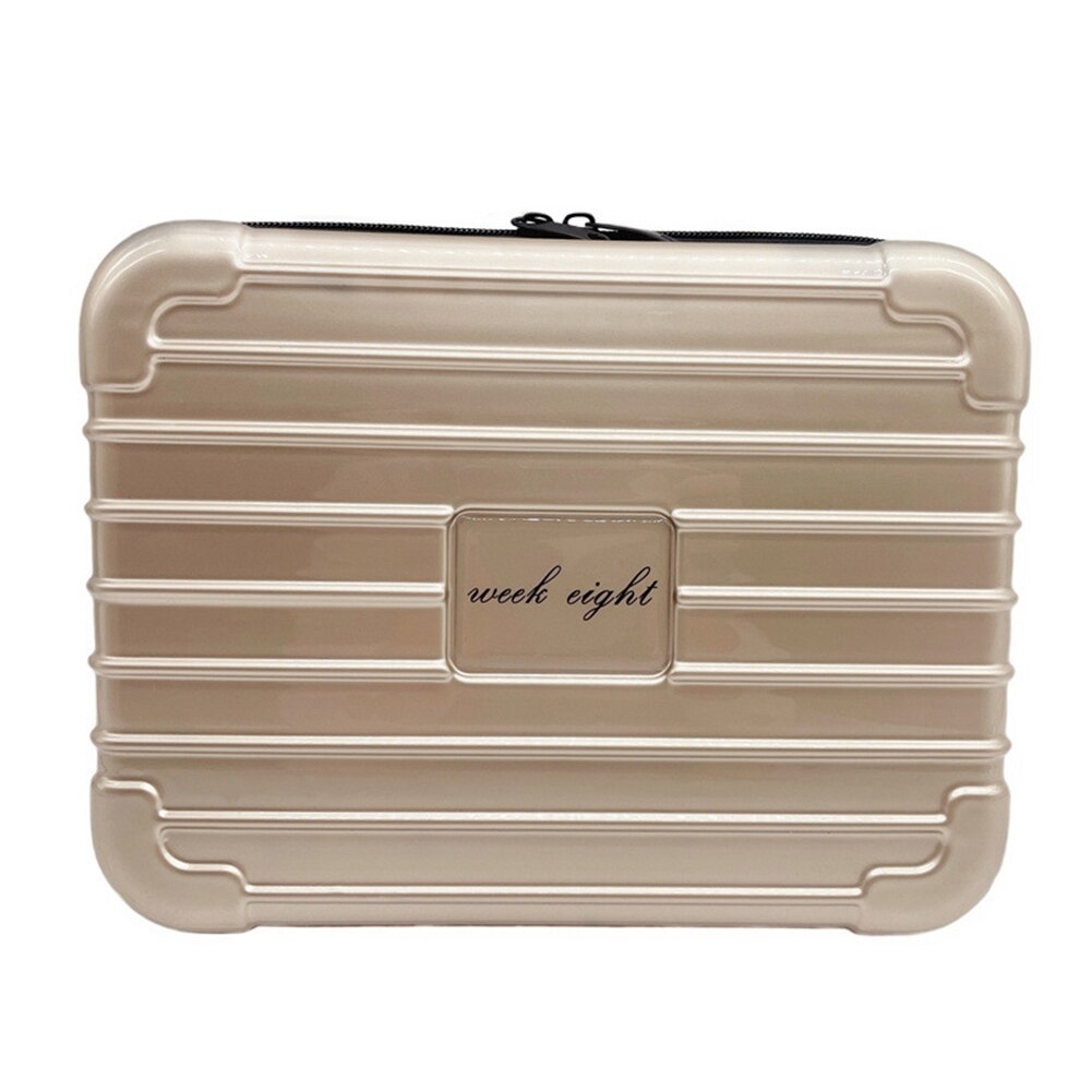 Week Eight for Brompton/Birdy 11 Inch Bike Bag Folding Bicycle Accessories Front Bag Mini Storage Box with Connector: Champagne Gold