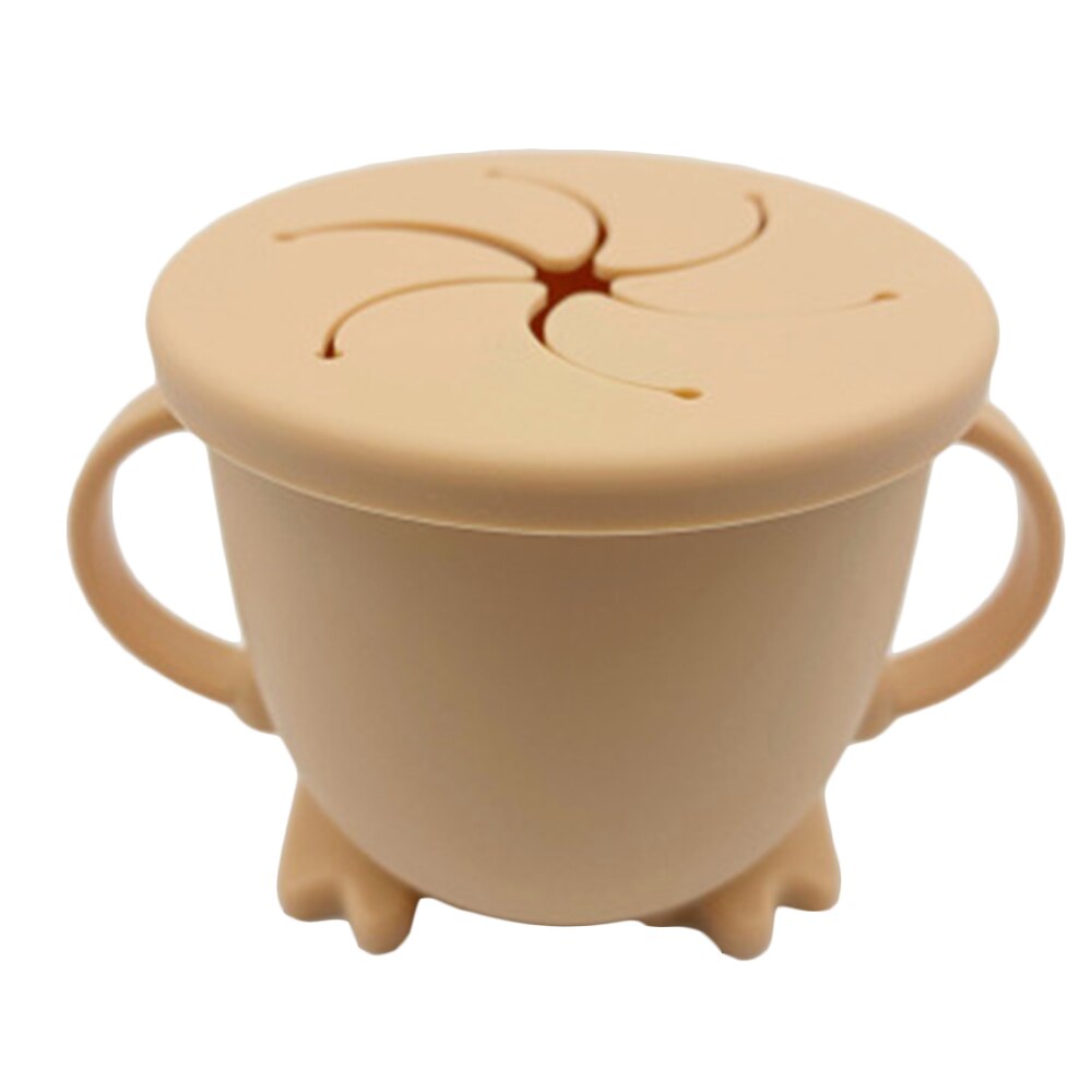 Babyvoedingsbekers, babyleerbekers, babydrinkgerei, siliconen snackbekers voor peuters en kinderen met siliconen babytrainerbeker: Roze 2