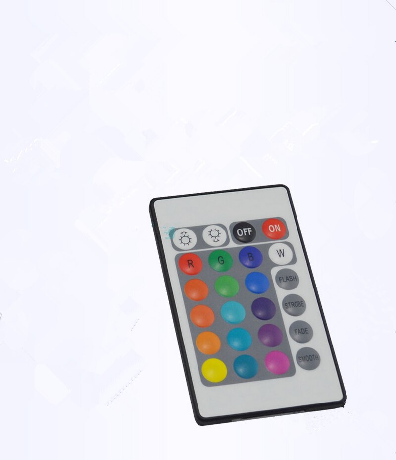 Barra de luz Led con Control remoto para acuario, luces sumergibles de 24 &quot;, 15 colores, 24 teclas, multicolor, RGB, 55CM, 12V, 21Led