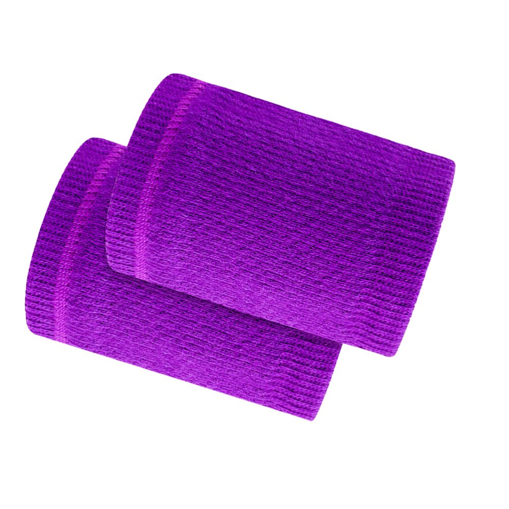 1 Pair Wrist Brace Soft Wrist Cuff Wrist Support Wristband for Sports Basketball: Purple