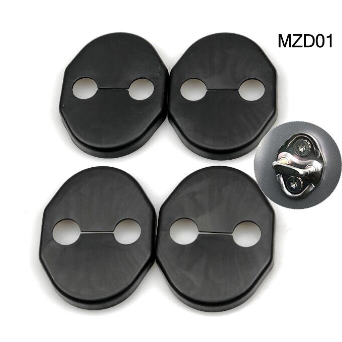 Couvercle de Protection Anti-rouille pour Mazda 2 3 5 6 CX-5 CX7 CX-8 CX9 CX-3, CX-4, CX-30, accessoires de voiture, fermeture de porte: B type Plastic 4pcs