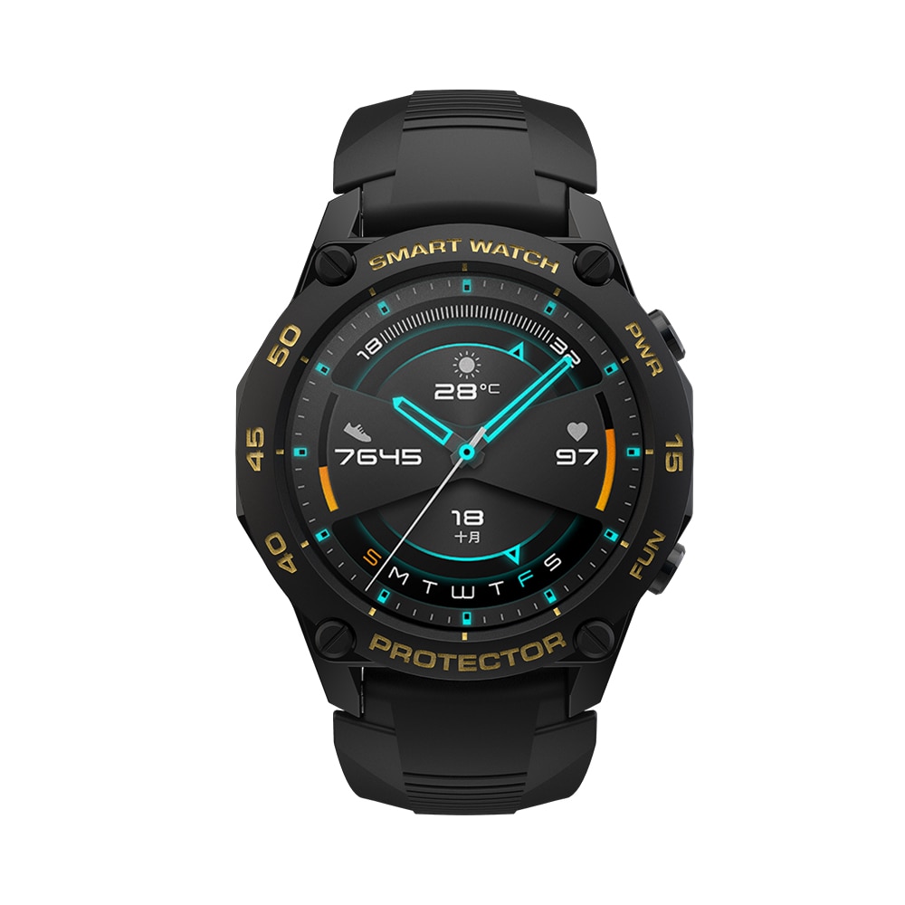Blød tpu urkasse til huawei watch  gt2 46mm fuld beskyttende skal til huawei smart watch bezel