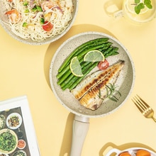 Non Stick Frypan 20cm Forged Marble Fry Pan for Sales