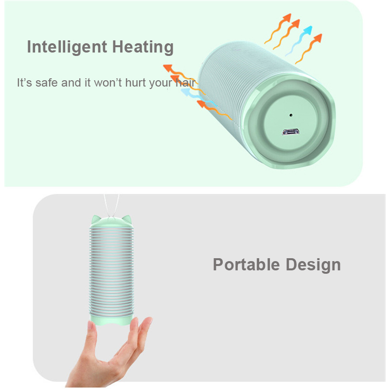 Modelador de Cabelo portátil Recarregável USB Aquecimento Elétrico Rolo Magia Aperto Grande Manual de Ferramentas de Cabelo Estilo de Cabelo DIY