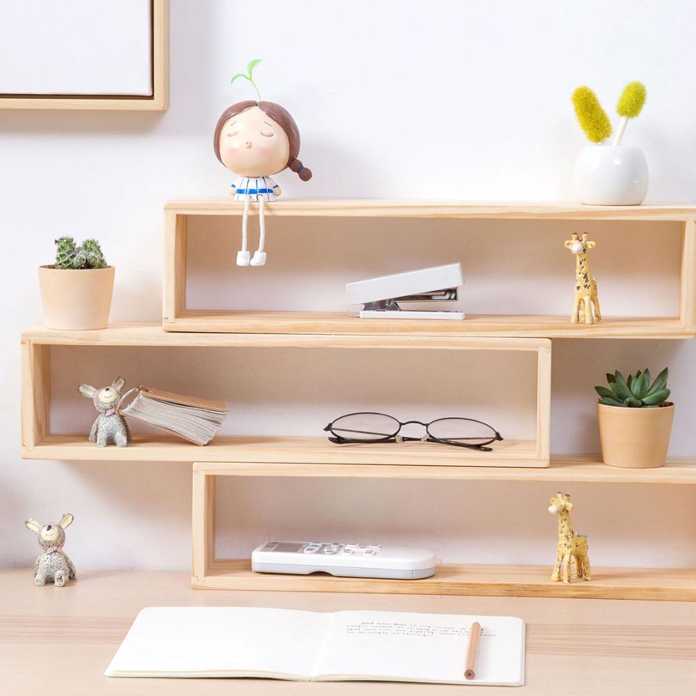 Otherhouse bord display trä hylla skrivbord förvaring rack hyllor rum diverse organisator vas hållare hem dekoration rack