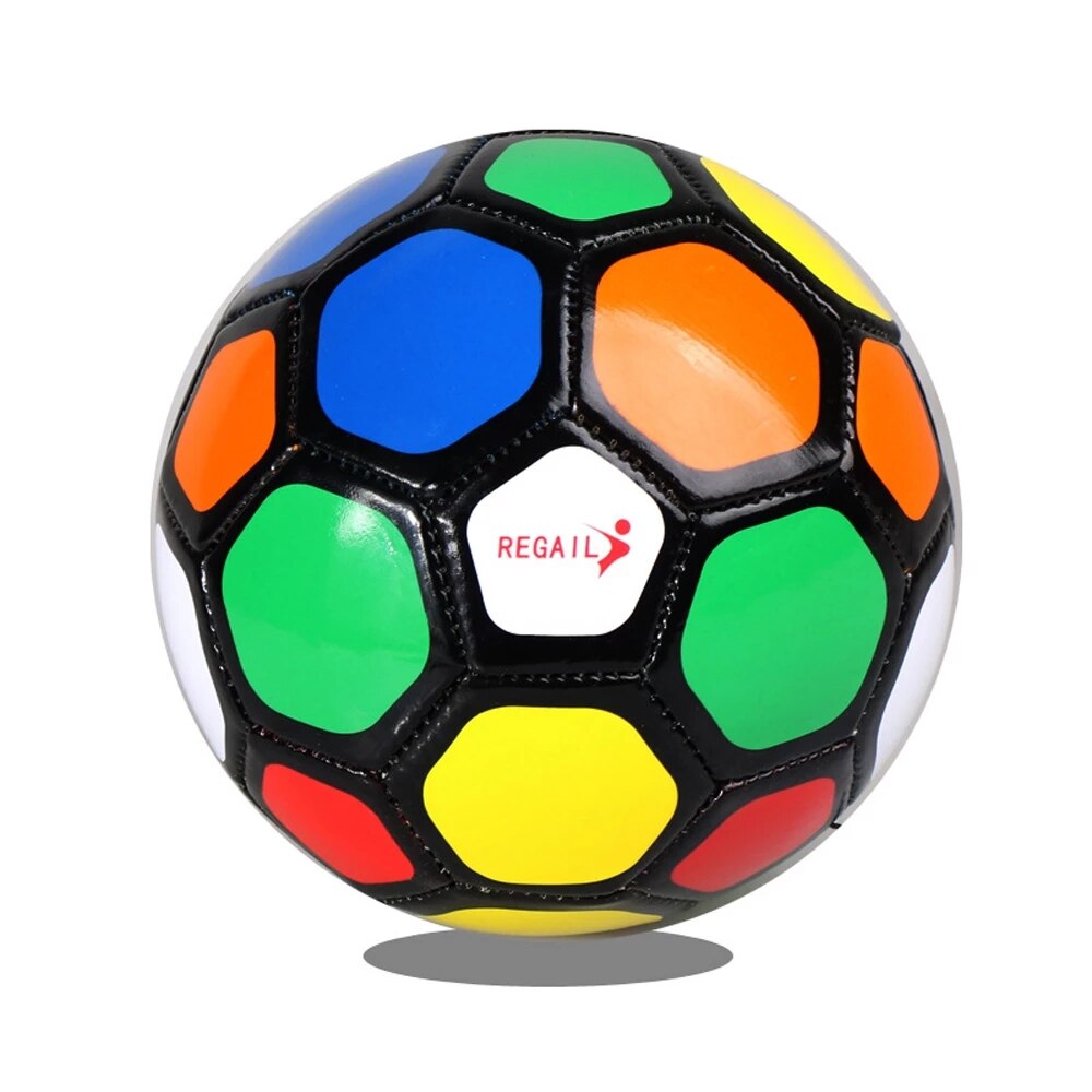 Size 2 Kids Soccer Ball Inflatable Soccer Training Ball Children Playing Training Balls For Children Students -40: MULTI