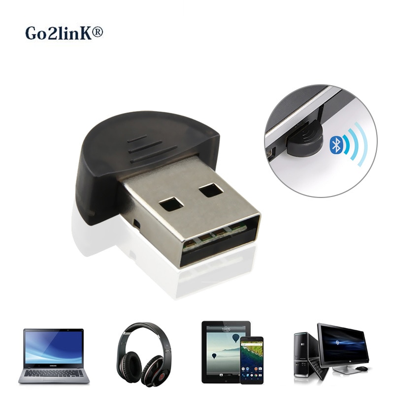 Mini USB Bluetooth Adapter Wireless USB Dongle V2.0 For Laptop PC Win 7/8/10/XP