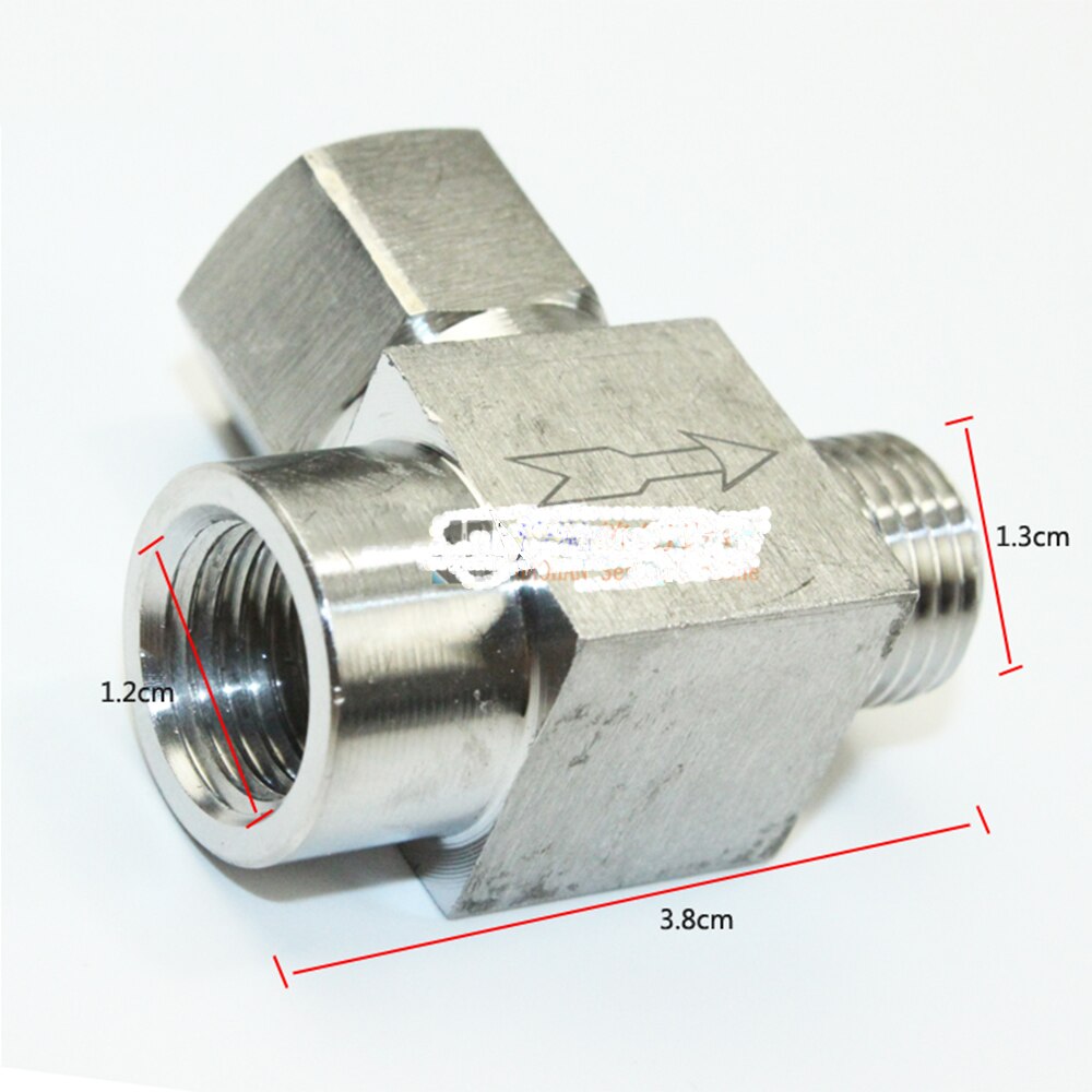 Electric Steam Iron Parts Water trap 304 stainless steel water saving valve 1/4” femal to 1/4” male screw
