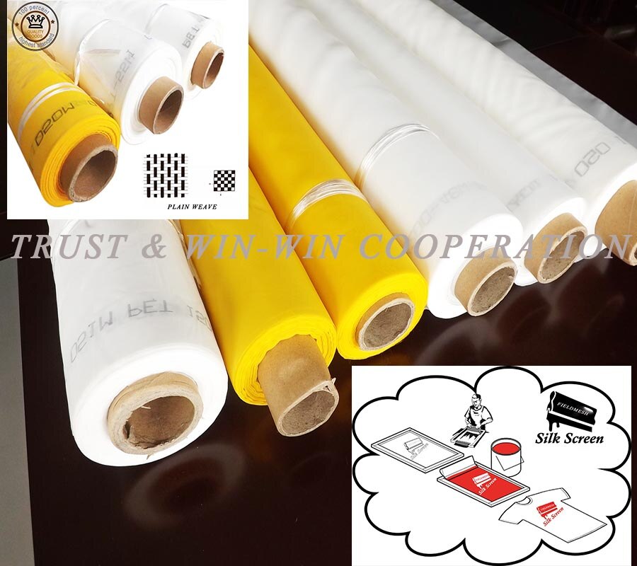 ! white color -165cm width silkscreen printing grid fabrics