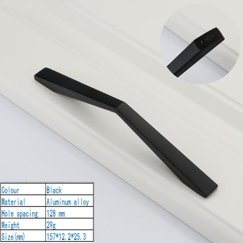 128mm Mehrere stile knöpfe und griffe handvaten voor leder-kasten schrank griff küche schrank griffe bücherregal tür Hand: K6