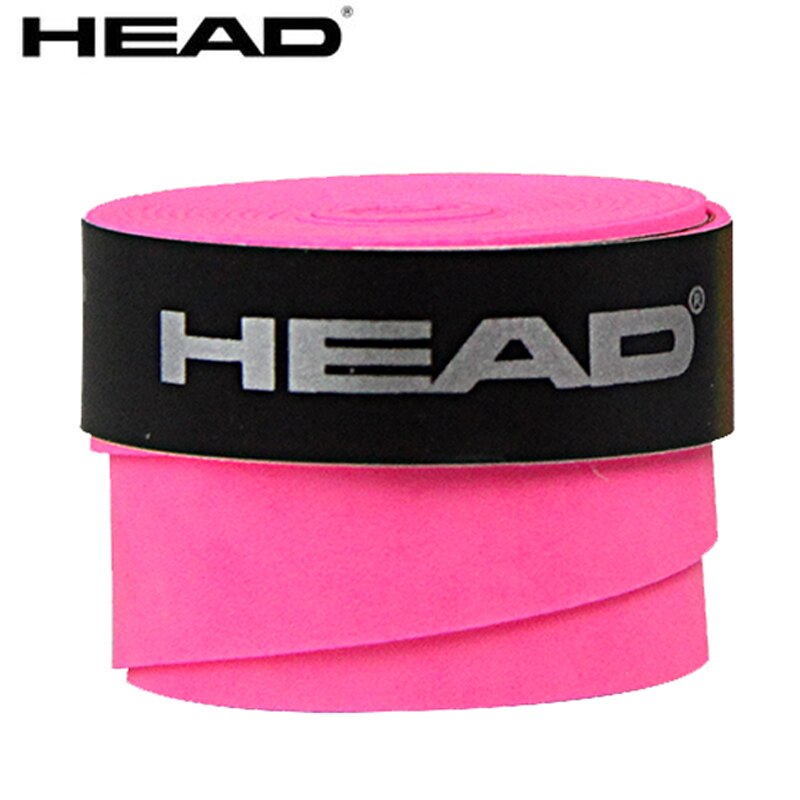 10 Pcs Original HEAD Tennis Overgrip Tennis Racket PU Tenis Sweatband antivibrador Grip Padel Tenis Raquete Padel Tennis Grip 10: Dry Pink