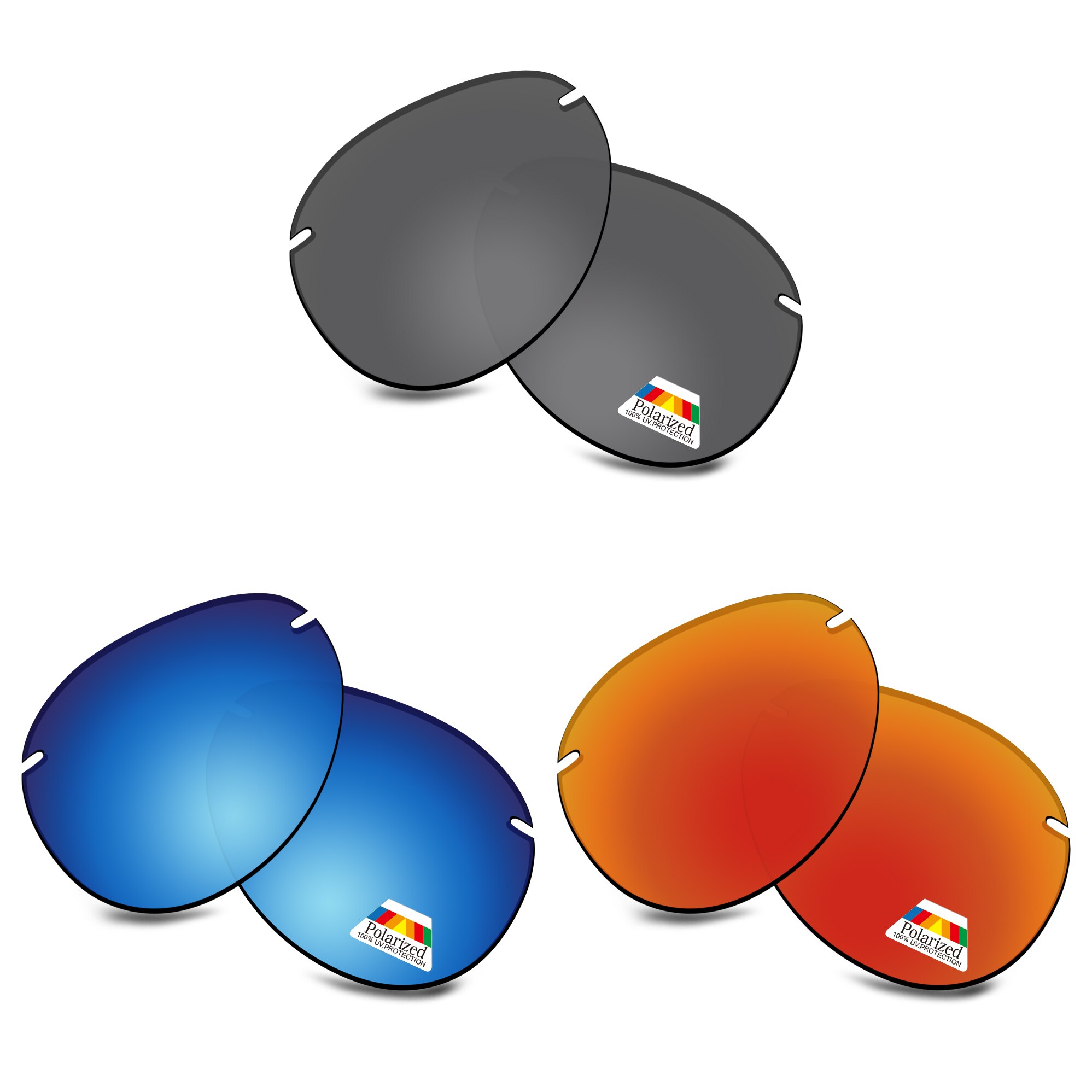 Bwake Polycarbonat Polarisierte Ersatz Linsen für-Maui Jim Zucker Strand MJ421 Sonnenbrille Rahmen-Mehrere Optionen