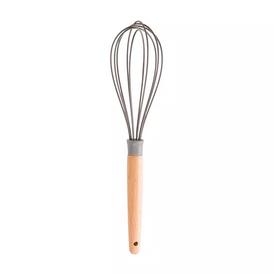 Wooden Silicone Kitchen Utensil Nonstick Cooking Utensils Spoon Egg Mixer Cooking Whisk Cook Blender Baking Utensil: Egg Mixer