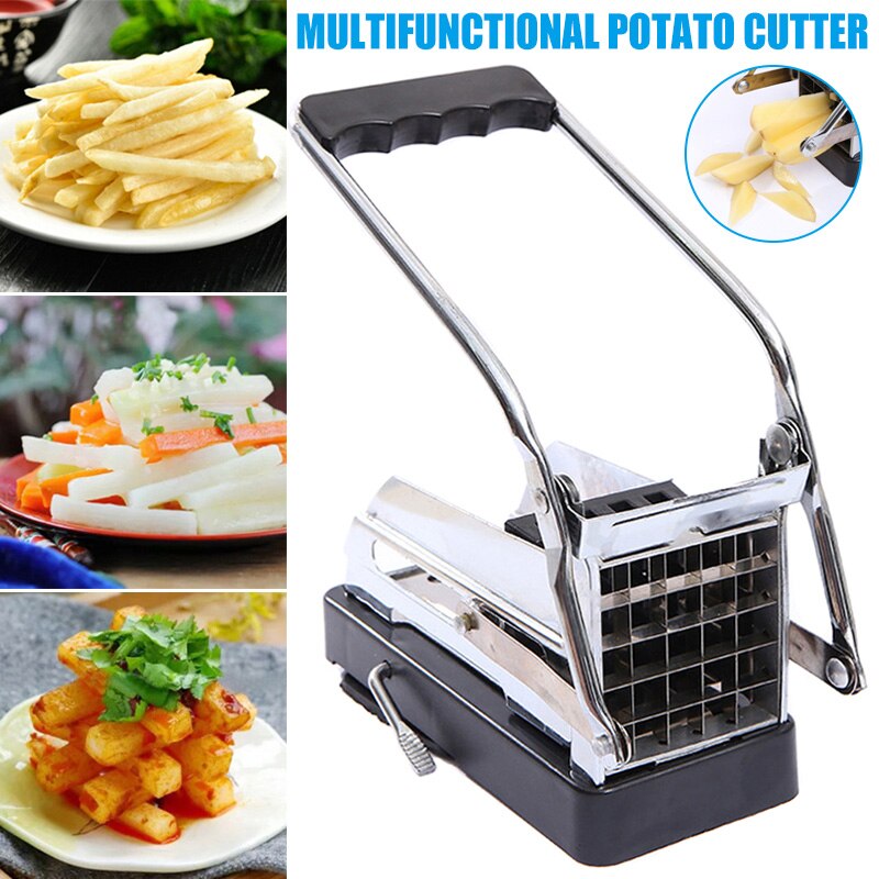 Pommes frites i rostfritt järn potatisflis för morötter veggie pinnar halkfria sugkuddar nds: Default Title